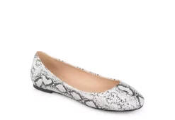 Journee Collection Womens Kavn Flat - Snake