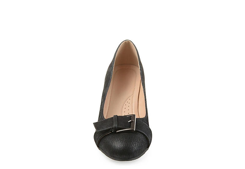Journee Collection Womens Graysn Wedge Pump - Black 5 Journee Collection Womens Graysn Wedge Pump - Black - Image 3