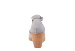 Journee Collection Womens Kedzie Wedge Sandal - Grey -Cheap Nike || Skechers || heydude Store US 01 102267 04