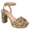 Journee Collection Womens Nairri Platform Sandal - Leopard -Cheap Nike || Skechers || heydude Store US 01 103510 00