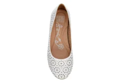Mootsies Tootsies Womens Belva Flat - White -Cheap Nike || Skechers || heydude Store US 01 105350 05