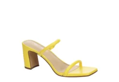 Michael By Michael Shannon Womens Dionne Slide Sandal - Yellow