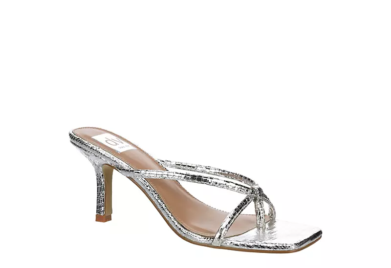 Dv By Dolce Vita Womens Zanna Slide Sandal - Silver 3 Dv By Dolce Vita Womens Zanna Slide Sandal - Silver