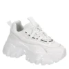 Steve Madden Womens Ecker Sneaker - White -Cheap Nike || Skechers || heydude Store US 01 106176 00