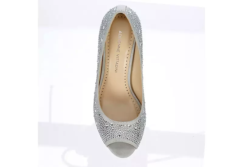 Adrienne Vittadini Womens Gervin Pump - Silver 8 Adrienne Vittadini Womens Gervin Pump - Silver - Image 6