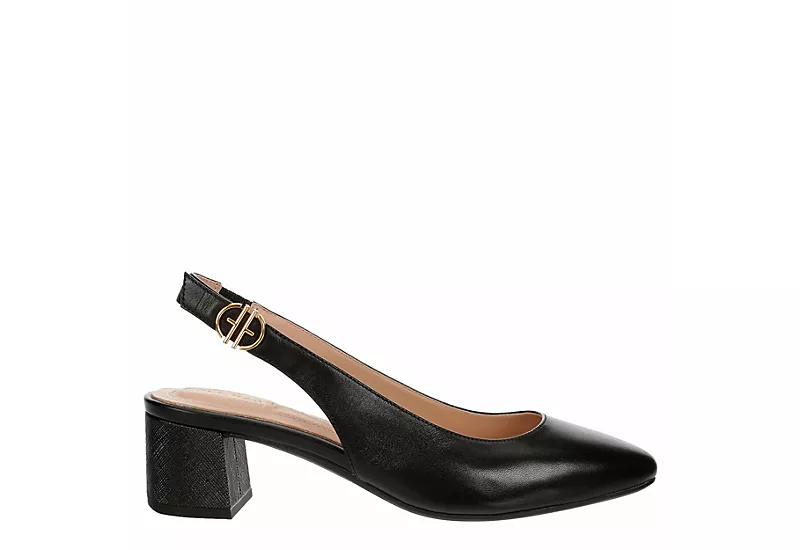 Cole Haan Womens The Go-to Slingback Pump - Black 4 Cole Haan Womens The Go-to Slingback Pump - Black - Image 2