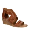 Eurosoft Womens Ginnifer Wedge Sandal - Brown -Cheap Nike || Skechers || heydude Store US 01 106977 00