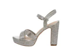 Maripe Womens Leilani Platform Sandal - Silver -Cheap Nike || Skechers || heydude Store US 01 107005 03