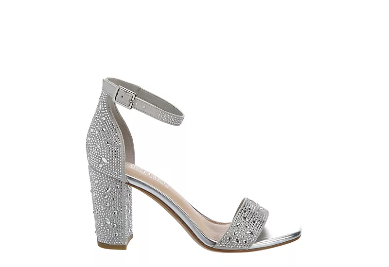Michael By Michael Shannon Womens Stella Sandal - Silver 4 Michael By Michael Shannon Womens Stella Sandal - Silver - Image 2