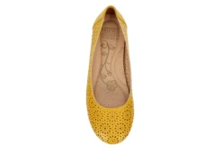 Mootsies Tootsies Womens Belva Flat - Yellow -Cheap Nike || Skechers || heydude Store US 01 107414 05