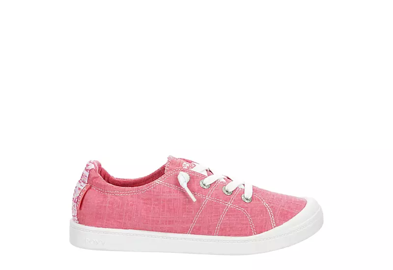 Roxy Womens Bayshore Plus Slip On Sneaker - Pink 4 Roxy Womens Bayshore Plus Slip On Sneaker - Pink - Image 2