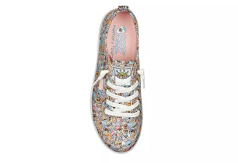 Skechers Womens B Cute Pup Freshness Slip On Sneaker - Multicolor 6 Skechers Womens B Cute Pup Freshness Slip On Sneaker - Multicolor - Image 4