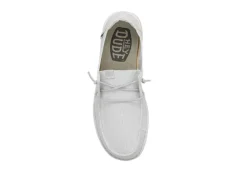 Heydude Womens Wendy Slip On Sneaker - White -Cheap Nike || Skechers || heydude Store US 01 107704 04