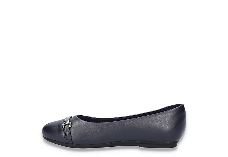 Easy Street Womens Asher Flat - Navy 6 Easy Street Womens Asher Flat - Navy - Image 4