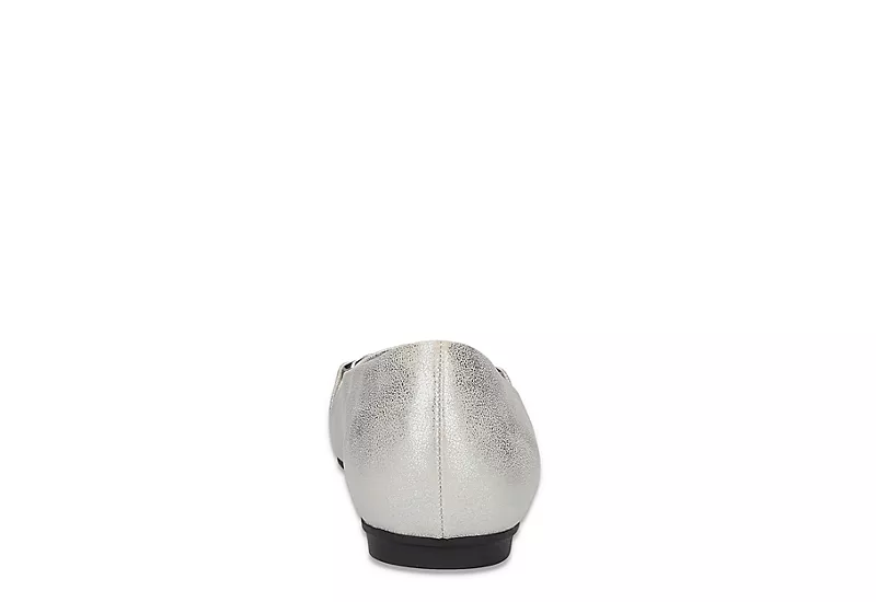 Easy Street Womens Asher Flat - Silver 7 Easy Street Womens Asher Flat - Silver - Image 5