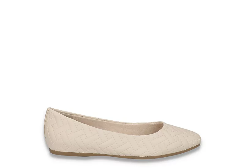 Easy Street Womens Mazi Flat - Bone 4 Easy Street Womens Mazi Flat - Bone - Image 2