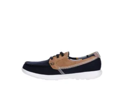 Skechers Womens Go Walk Lite Playa Vista Boat Shoe - Navy -Cheap Nike || Skechers || heydude Store US 01 112127 03