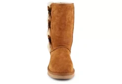 Koolaburra By Ugg Womens Victoria Tall Fur Boot - Rust -Cheap Nike || Skechers || heydude Store US 01 122308 04