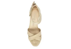 Chinese Laundry Womens Celly Wedge Sandal - Beige -Cheap Nike || Skechers || heydude Store US 01 132194 05