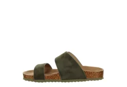 Bjorndal Womens Courtney Footbed Sandal - Olive -Cheap Nike || Skechers || heydude Store US 01 203304 03