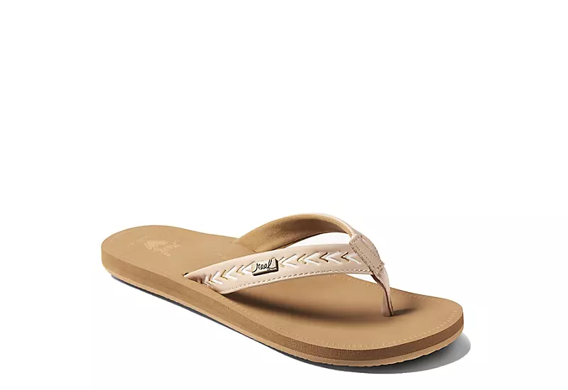 Reef Womens Beachbreak Flip Flop Sandal - Sand 3 Reef Womens Beachbreak Flip Flop Sandal - Sand