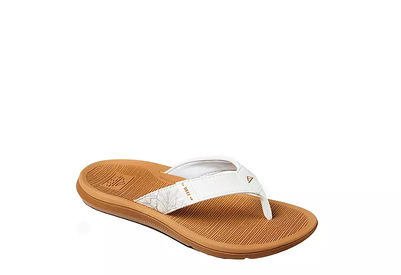 Reef Womens Santa Ana Flip Flop Sandal - White 3 Reef Womens Santa Ana Flip Flop Sandal - White