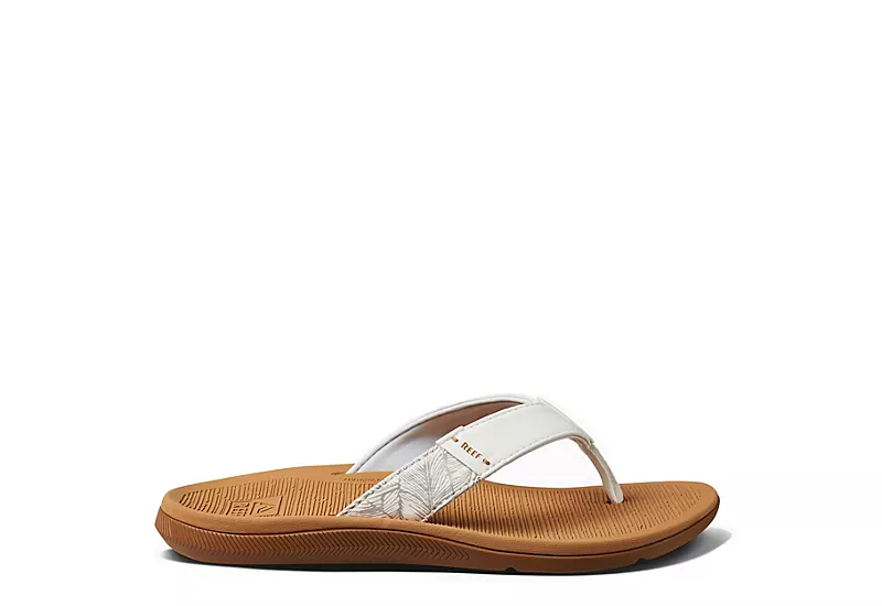 Reef Womens Santa Ana Flip Flop Sandal - White 4 Reef Womens Santa Ana Flip Flop Sandal - White - Image 2