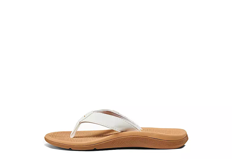 Reef Womens Santa Ana Flip Flop Sandal - White 5 Reef Womens Santa Ana Flip Flop Sandal - White - Image 3