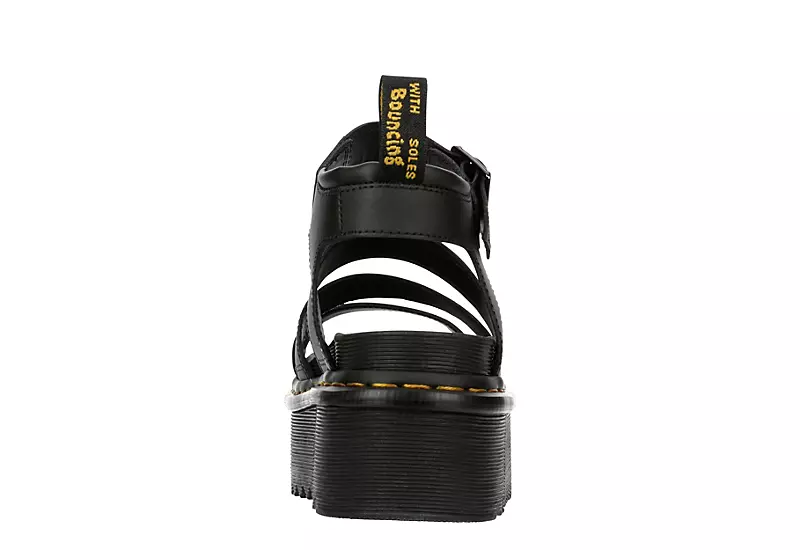 Dr. Martens Dr.martens Womens Blaire Quad Hydro Sandal - Black 7 Dr. Martens Dr.martens Womens Blaire Quad Hydro Sandal - Black - Image 5