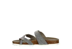 Madden Girl Womens Brycee Footbed Sandal - Med Metallic -Cheap Nike || Skechers || heydude Store US 01 250117 03