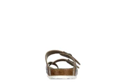 Madden Girl Womens Brycee Footbed Sandal - Med Metallic -Cheap Nike || Skechers || heydude Store US 01 250117 04