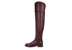 Franco Sarto Womens Haleen Over The Knee Boot - Burgundy -Cheap Nike || Skechers || heydude Store US 01 300473 03