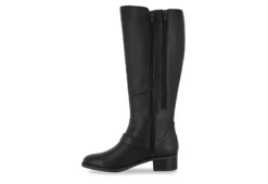 Easy Street Womens Jewel Wide Calf Tall Boot - Black -Cheap Nike || Skechers || heydude Store US 01 300661 03