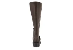 Easy Street Womens Jewel Wide Calf Tall Boot - Brown -Cheap Nike || Skechers || heydude Store US 01 300662 04