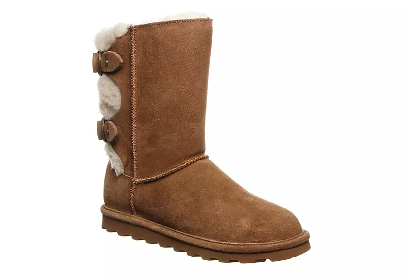 Bearpaw Womens Eloise Fur Boot - Tan 3 Bearpaw Womens Eloise Fur Boot - Tan