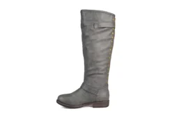 Journee Collection Womens Spokane Extra Wide Calf Tall Boot - Dark Grey -Cheap Nike || Skechers || heydude Store US 01 300946 03