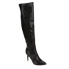Xappeal Womens Miranda Wide Calf Over The Knee Boot - Black