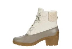 Sperry Womens Syren Gulf Heel Teddy Duck Boot - Taupe -Cheap Nike || Skechers || heydude Store US 01 302510 03