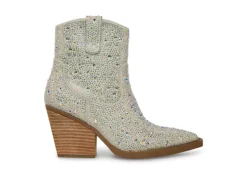 Madden Girl Womens Jolene Western Boot - White -Cheap Nike || Skechers || heydude Store US 01 302840 01