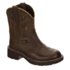 Justin Womens Gemma Western Boot - Dark Brown -Cheap Nike || Skechers || heydude Store US 01 302861 00