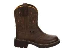 Justin Womens Gemma Western Boot - Dark Brown -Cheap Nike || Skechers || heydude Store US 01 302861 01