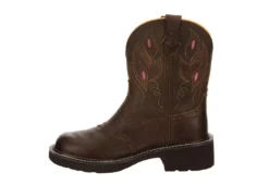 Justin Womens Gemma Western Boot - Dark Brown -Cheap Nike || Skechers || heydude Store US 01 302861 03