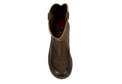 Justin Womens Gemma Western Boot - Dark Brown -Cheap Nike || Skechers || heydude Store US 01 302861 05