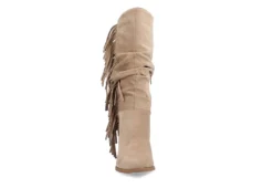 Journee Collection Womens Hartly Fringed Wide Calf Dress Boot - Taupe -Cheap Nike || Skechers || heydude Store US 01 303178 02