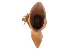 Journee Collection Womens Hartly Fringed Wide Calf Dress Boot - Tan -Cheap Nike || Skechers || heydude Store US 01 303180 05