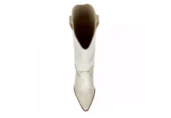 Coconuts Womens Jax Tall Western Boot - Ivory -Cheap Nike || Skechers || heydude Store US 01 303524 05