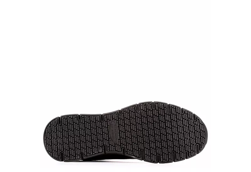 Skechers Mens Nampa Slip Resistant Work Shoe - Black 9 Skechers Mens Nampa Slip Resistant Work Shoe - Black - Image 7