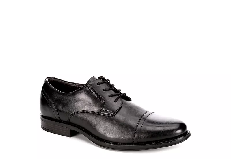 Dockers Mens Garfield Cap Toe Oxford - Black 3 Dockers Mens Garfield Cap Toe Oxford - Black