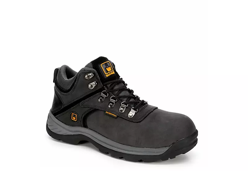 Work Master Mens Colorado Steel Toe Work Boot - Black 3 Work Master Mens Colorado Steel Toe Work Boot - Black