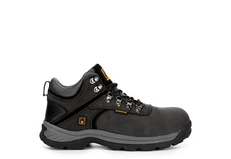 Work Master Mens Colorado Steel Toe Work Boot - Black 4 Work Master Mens Colorado Steel Toe Work Boot - Black - Image 2